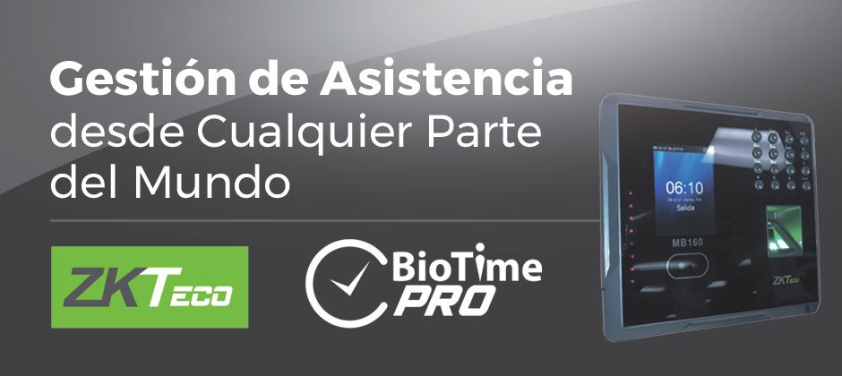 gestión de asistencia zkteco