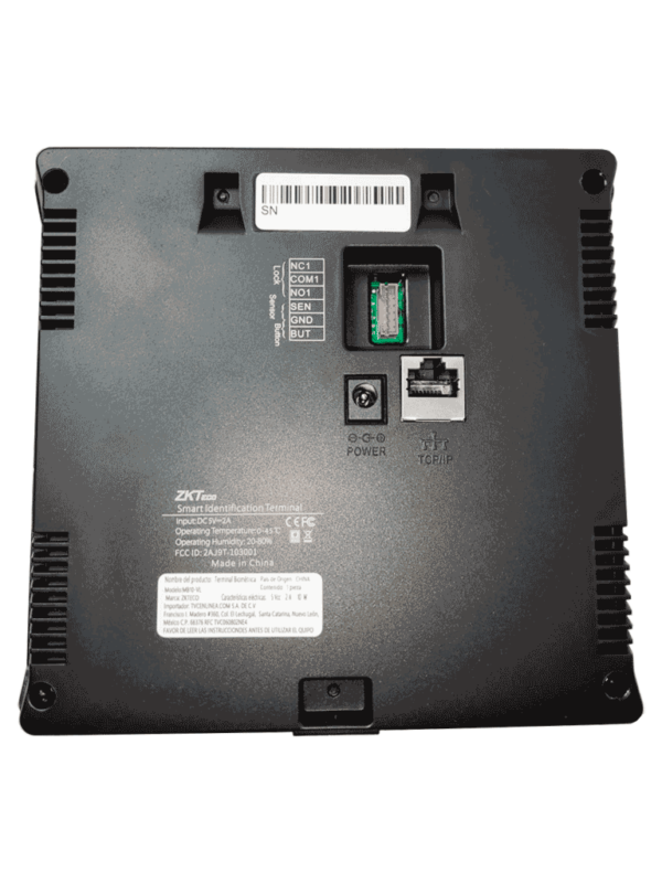 MB10-VL Reloj checador facial/huella - Incluye video de capacitación - Imagen 2