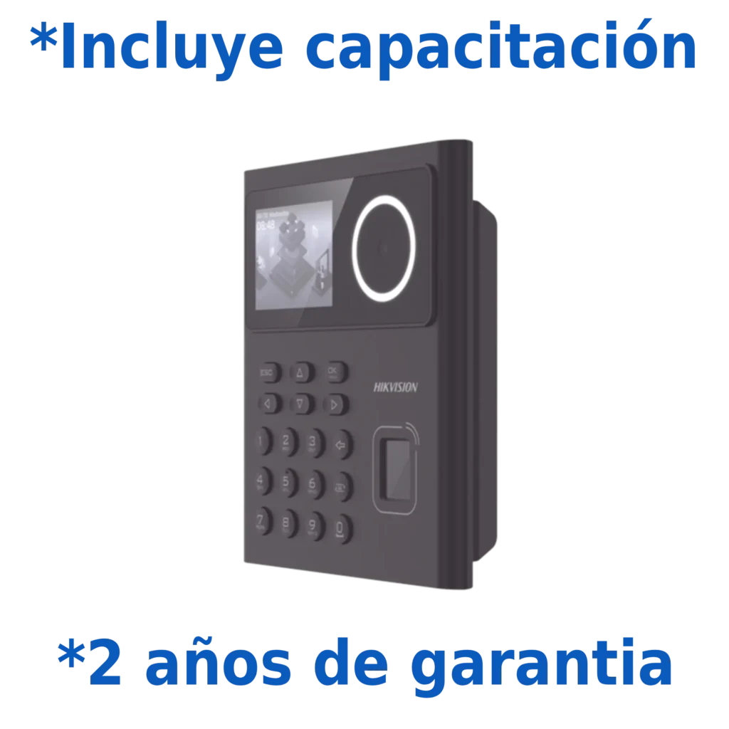 Reloj checador 500 Rostros y 1000 huellas (*Incluye capacitación)