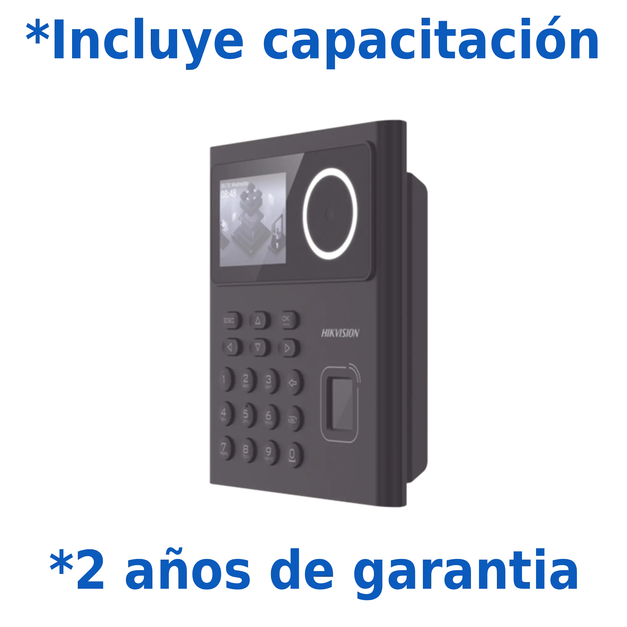 Reloj checador 500 rostros con capacitación y garantía