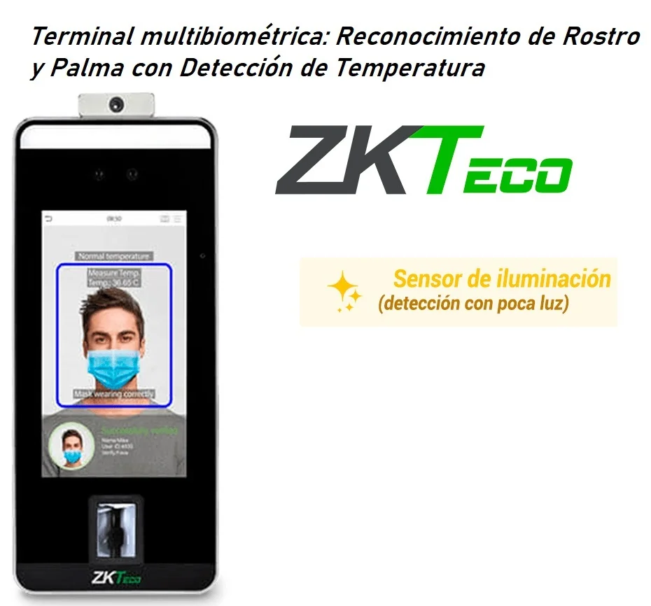 Checador con control de temperatura